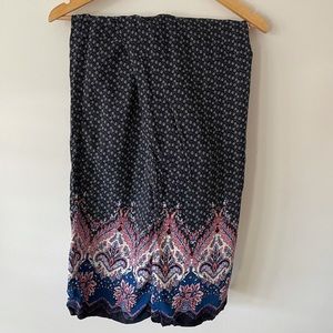Navy blue boho pants